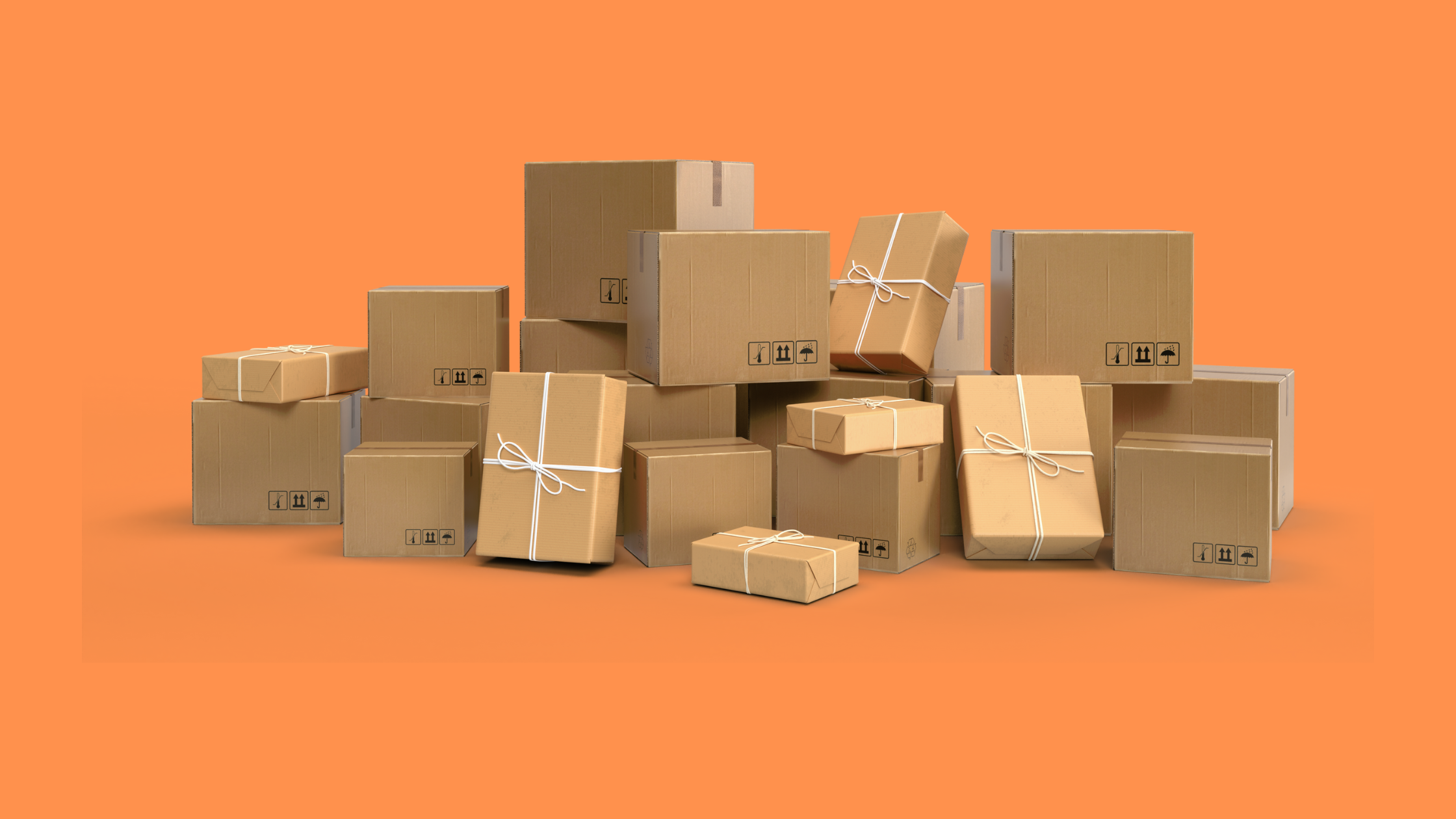 Fulfillment by Amazon (FBA) warehouse boxes